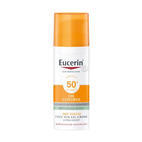 EUCERIN Sun Oil Control napozó gél-krém arcra SPF50+ (50ml) 