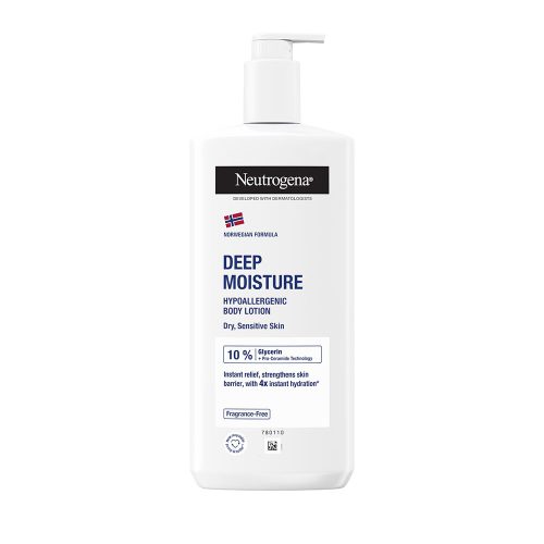 Neutrogena Deep Moisture testápoló érzékeny bőrre 400ml