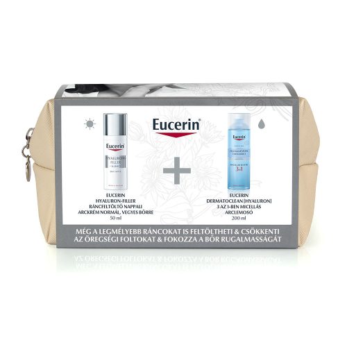 EUCERIN szett Hyaluron-Filler +3x effect ráncfeltöltő nappali normál, vegyes bőrre (50ml+200ml)