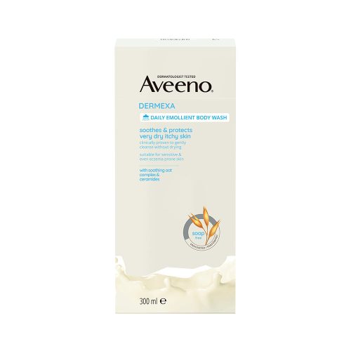 AVEENO Dermexa bőrpuhító illatmentes tusfürdő (300ml)