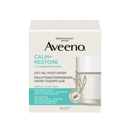 AVEENO Calm+ Restore hidratáló gél zabbal (50ml)