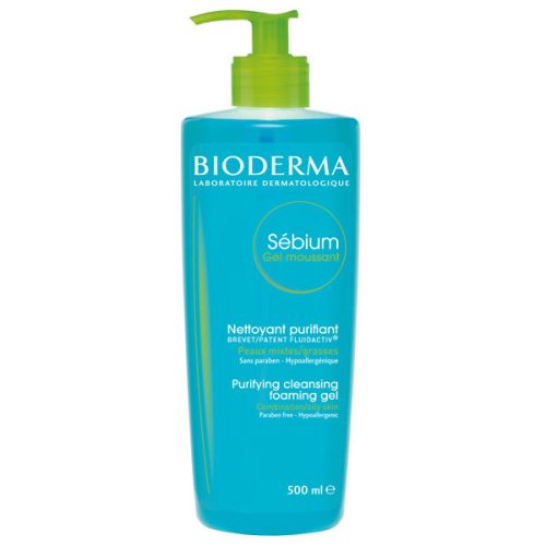 BIODERMA Sébium Moussant habzó tisztító gél pumpás (500ml)