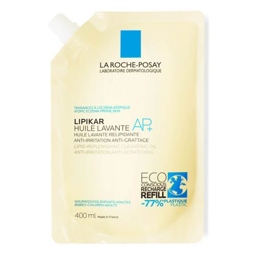 LA ROCHE-POSAY Lipikar AP+ tusfürdő olaj utántöltő (400ml)