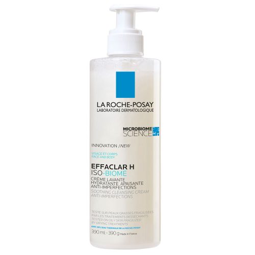 LA ROCHE-POSAY Effaclar H Isobiom bőrnyugtató tisztító krém (390ml)