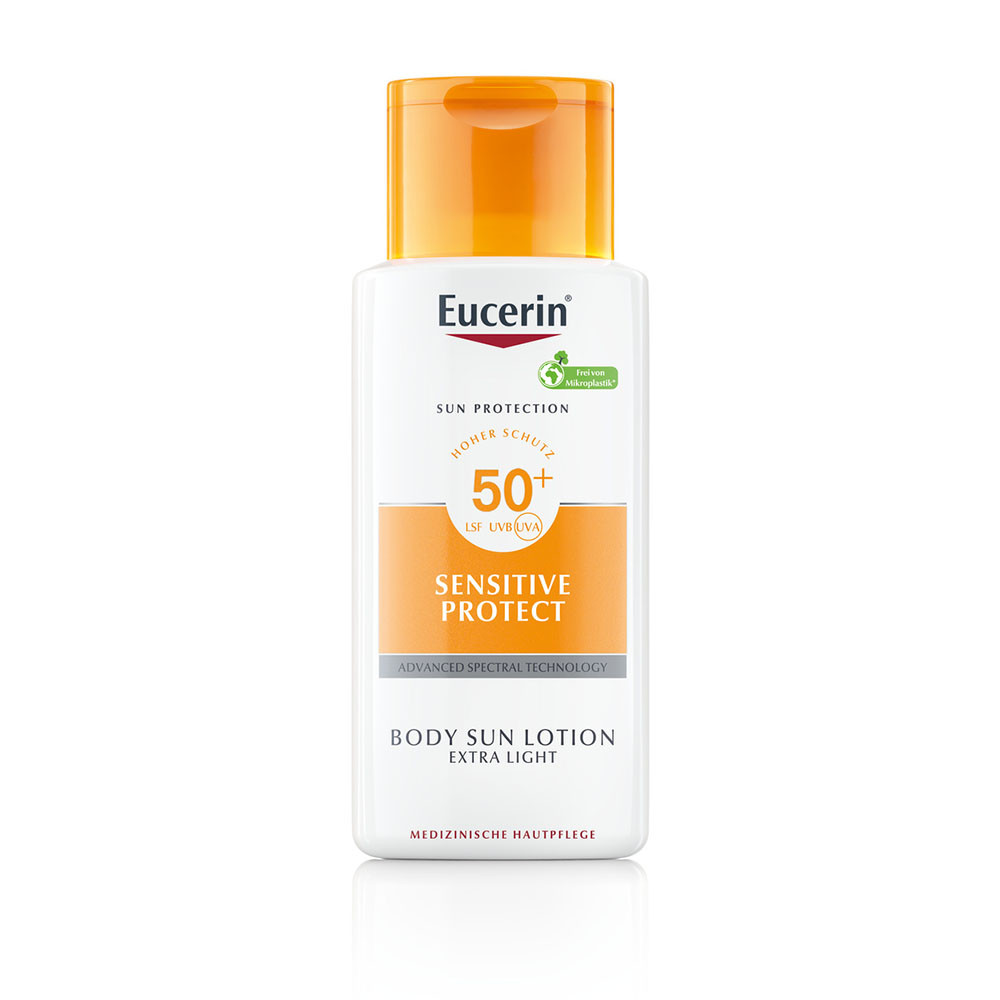 Eucerin sun sensitive protect extra könnyű naptej ff50 (150ml)