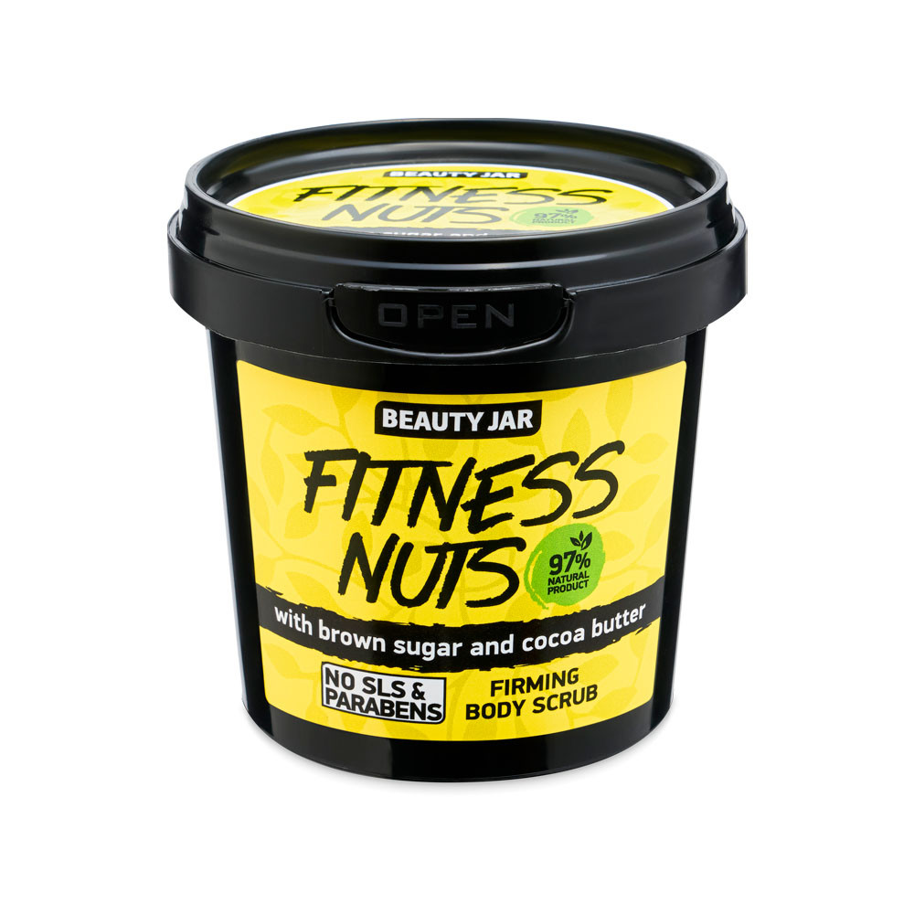 BEAUTY JAR Fitness Nuts feszesítő testradír (200g) akciós termékkép 1